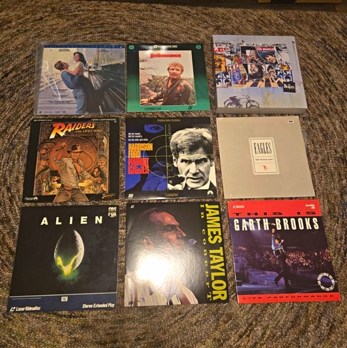 Laserdisc lot alien jurassic - laserdisc,