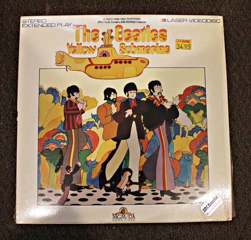Yellow submarine laserdisc - yellow,